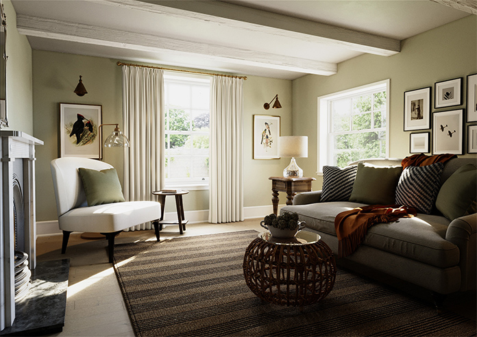 The British Stripe Co. Victoria, Derwent No.1 - Made to Measure Curtains - Image 7